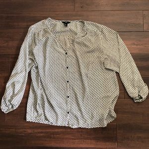 H&M Bottom Down Flowy Top. Size 10.